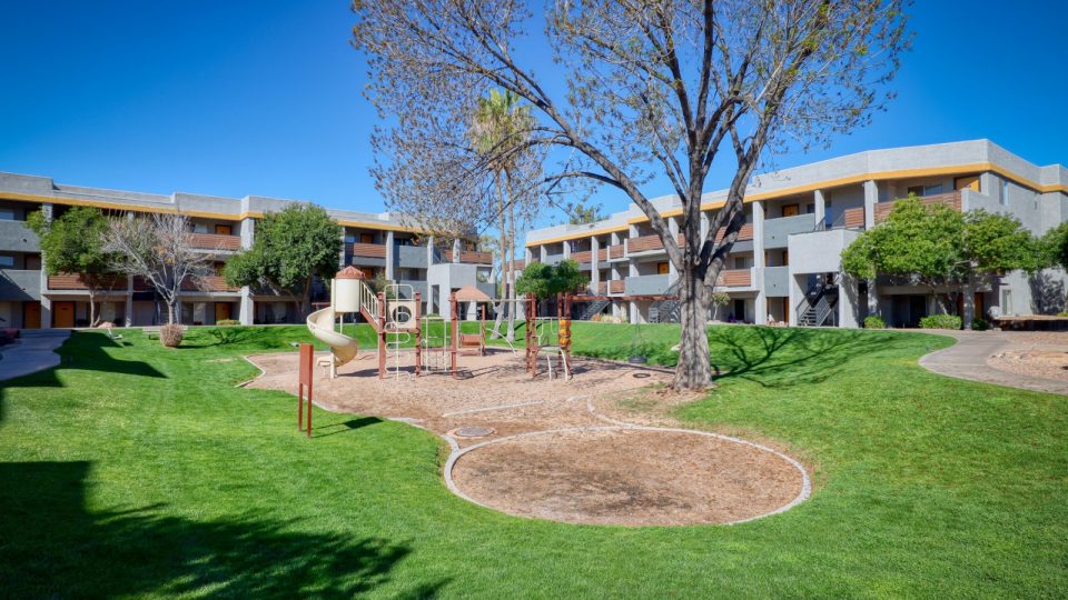 the playground at The Jerome