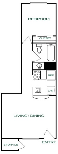 floor plan photo of the village at westchase in westchase, fl at The Jerome